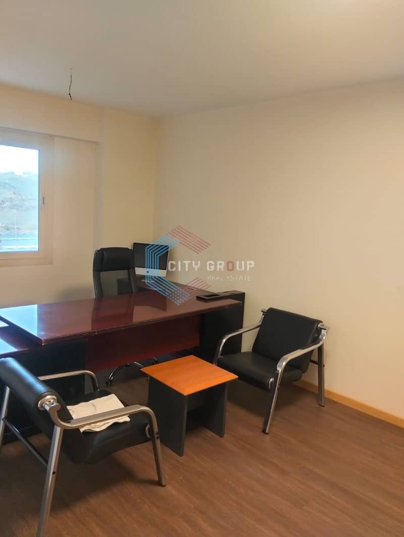 Furnished office space for rent in a prime location in Maadi on the Ring Road, 750 square meters - Mehr