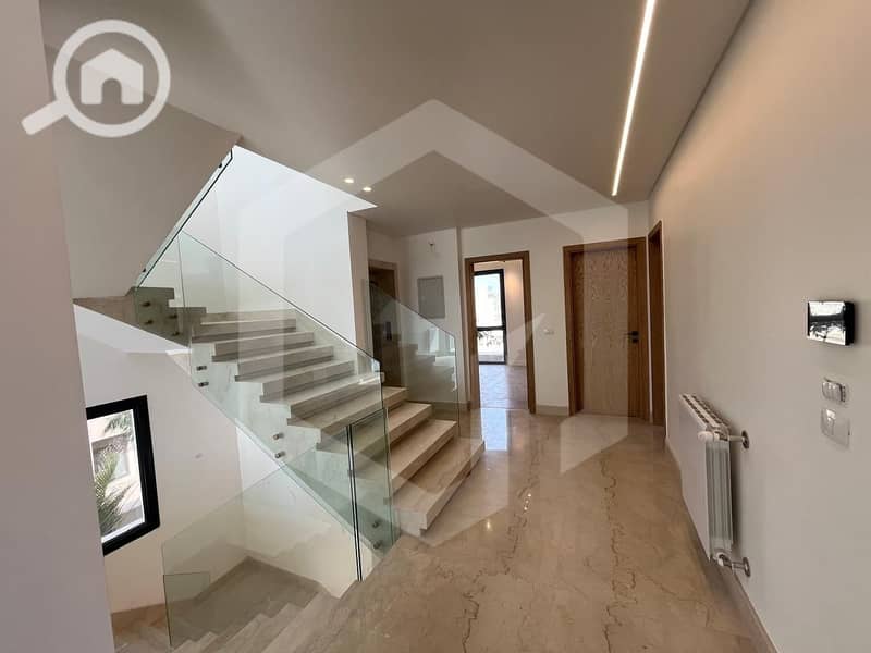 Villa for rent with Kitchen Appliances & Kitchen Cabinets & ACs in a Prime Location with Landscape View in The Estates, Sodic, El Sheikh Zayed - Widok 4