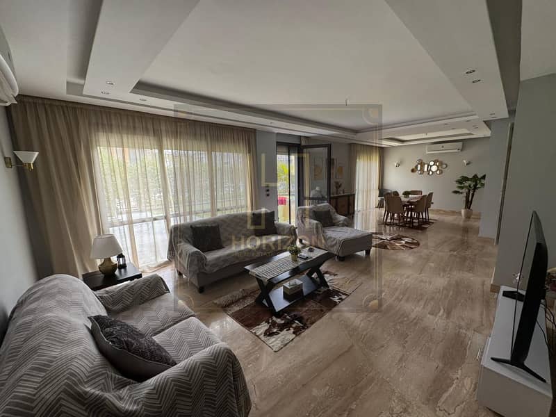 furnished duplex garden 3rooms + nanny rent in Compound Sodic Eastown new cairo – pohled 2