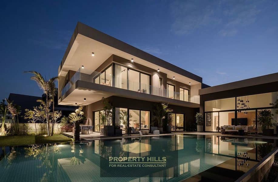 Receive a 543 sqm villa with a private swimming pool in the finest area of Sheikh Zayed, next to Palm Hills and Al Jazeera Club. - Ansicht 2
