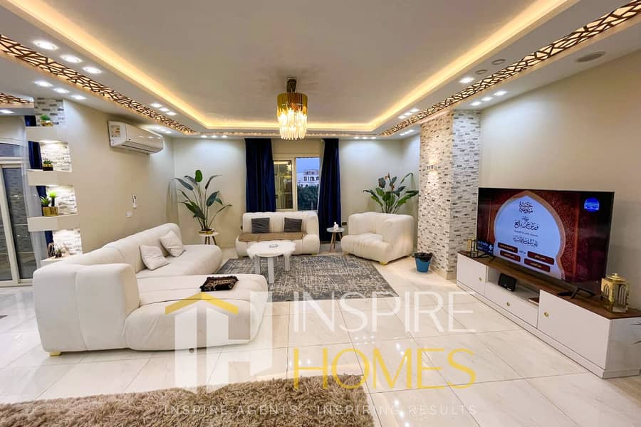 Furnished apartment for rent with 4 bedrooms, including a master bedroom with a dressing room - Widok 2