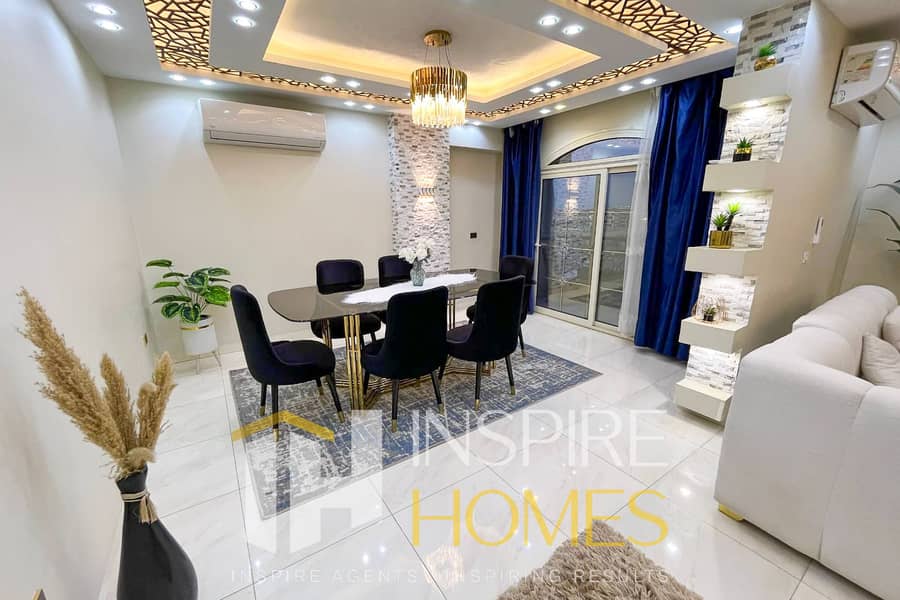 Furnished apartment for rent with 4 bedrooms, including a master bedroom with a dressing room - Widok 6
