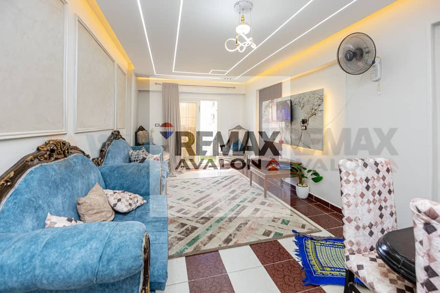 Apartment for sale with a side sea view, 150 m, Miami (Salah El Din Shaaban Street) - Vista 4