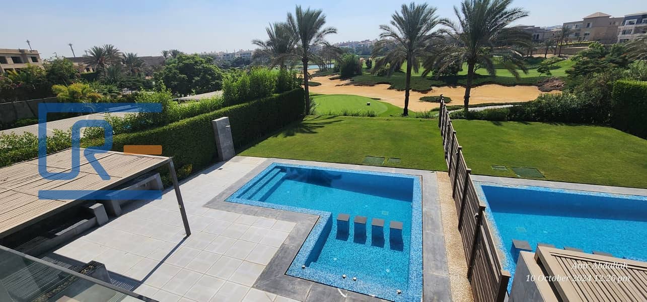 Semi-Furnished Twin House Villa for Rent in Katameya Dunes, New Cairo – pohled 2