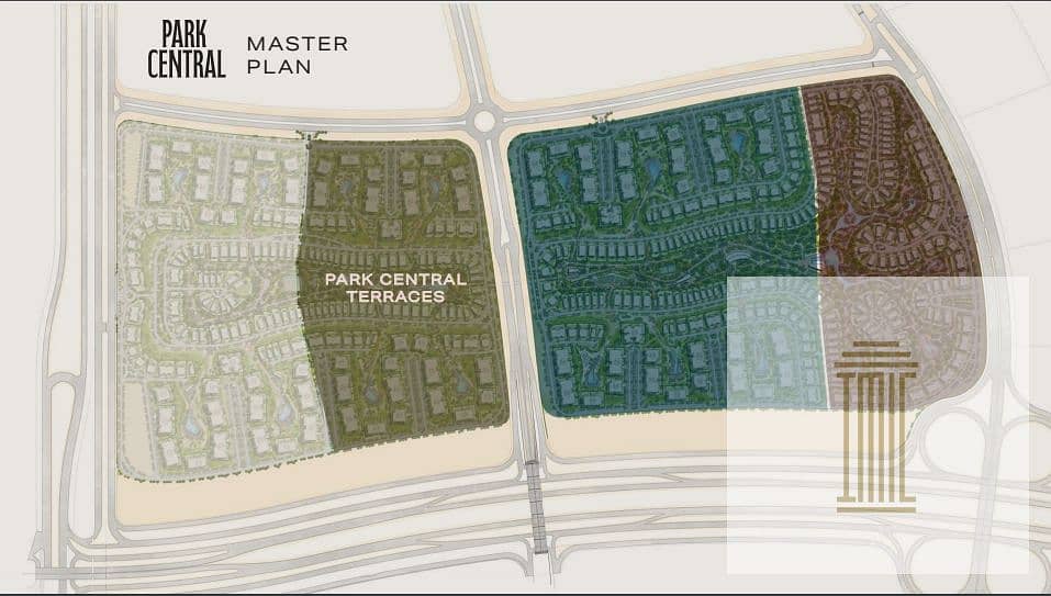 Own your fully finished unit with a 5% down payment and installments over 10 years with Hassan Allam in PARK CENTRAL compound in the most prestigious - Mehr