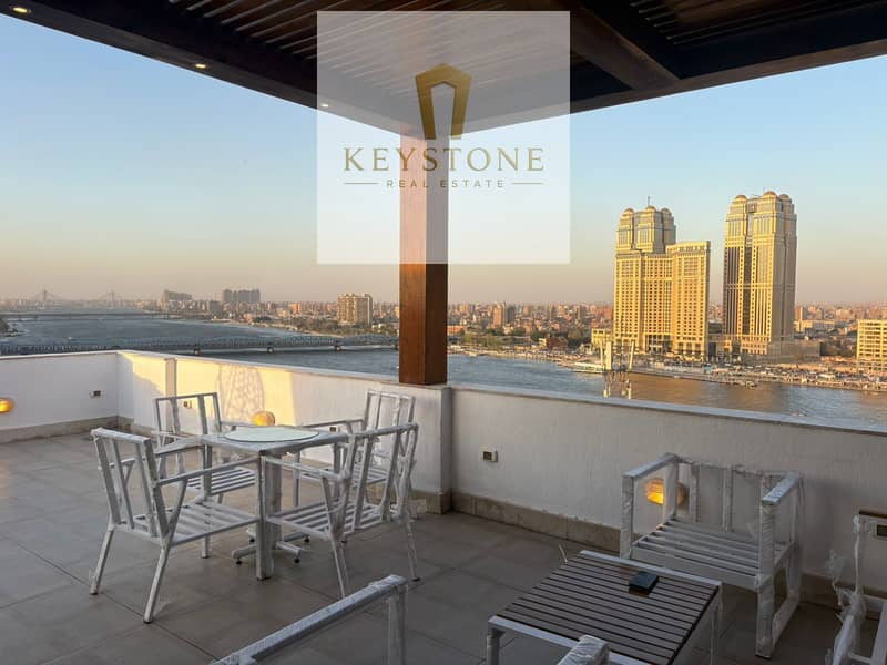 Nile view 1BDR fully furnished first use - Mehr
