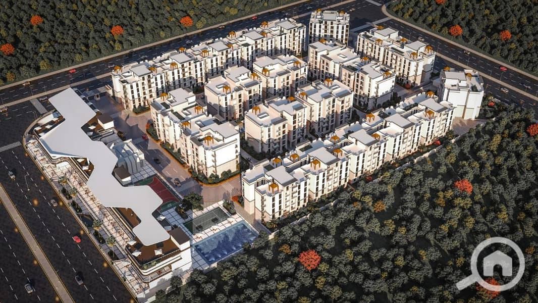 Apartment 133m for 3.1 million at Home One, October Gardens, next to Sun Capital and the Police Club, with a 20% down payment (638 thousand) and installments of 79 thousand every 3 months for 8 years. - Ansicht 4