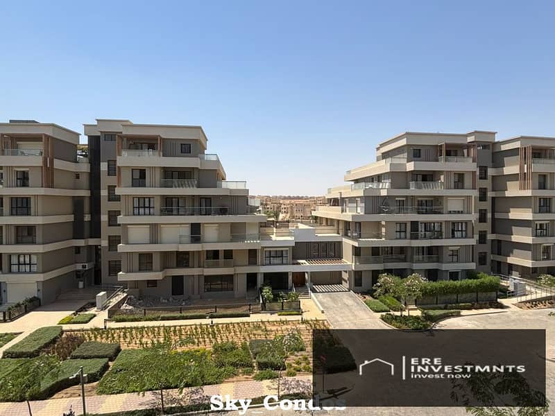 Lowest-priced finished apartment with a garden and A/C at SODIC Villette Sky Condos New Cairo - Widok 3
