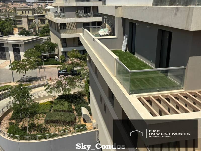 Lowest-priced finished apartment with a garden and A/C at SODIC Villette Sky Condos New Cairo - Widok 6