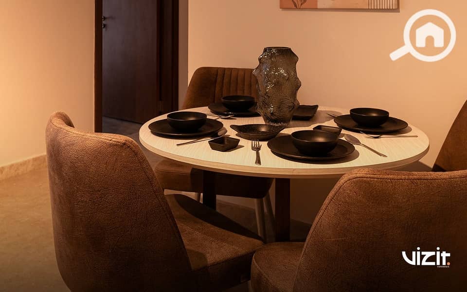 "Furnished apartment for rent in Zed Compound, Sheikh Zayed. Two bedrooms, new and comfortable. " - Widok 3