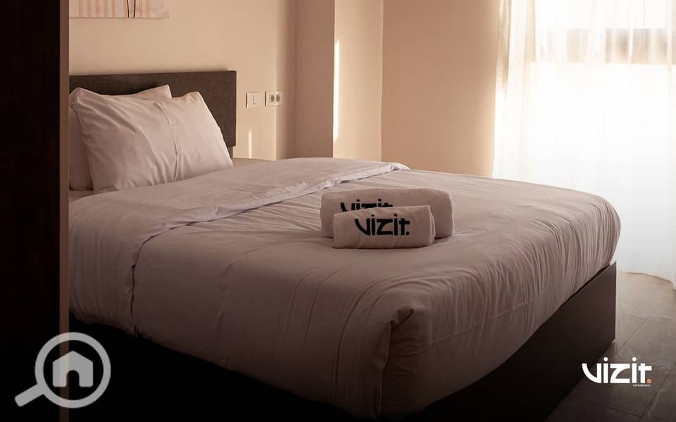 "Furnished apartment for rent in Zed Compound, Sheikh Zayed. Two bedrooms, new and comfortable. " - Widok 5