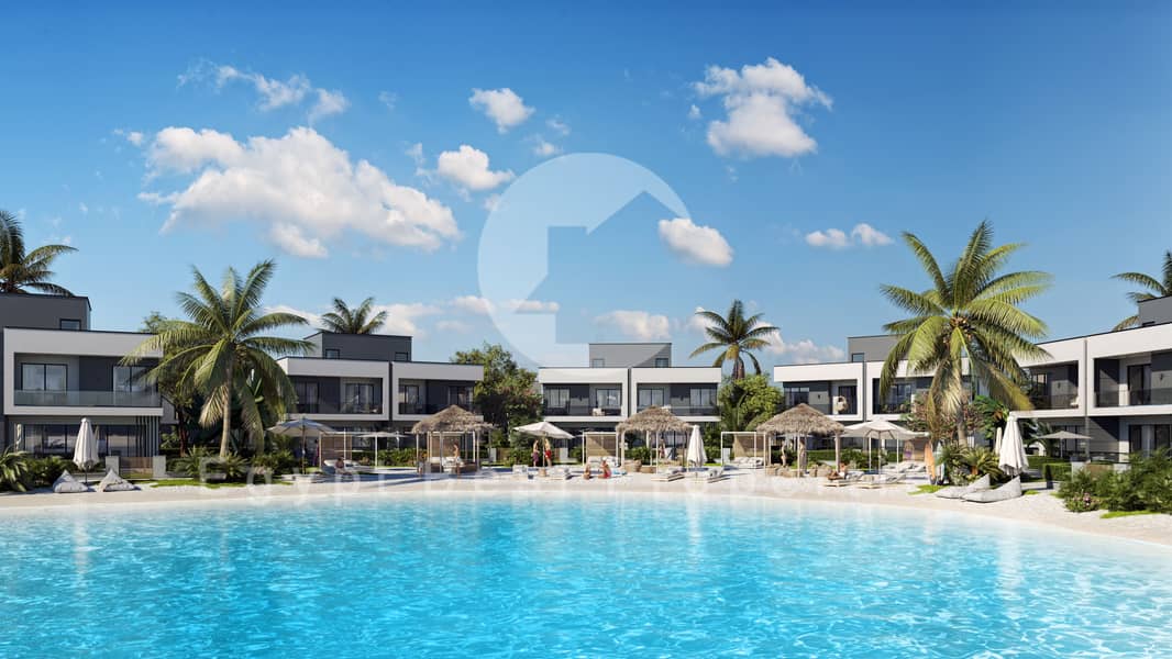 Twin house for sale, fully finished and furnished, in Sidi Abdel Rahman, North Coast, with a 10% DP. - Mehr