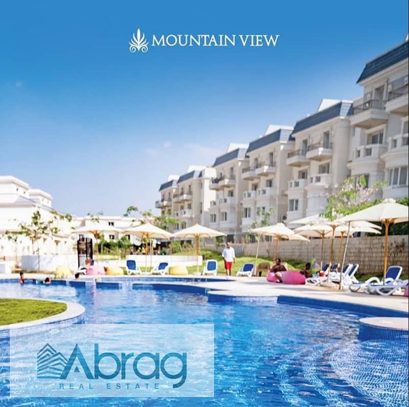 For sale, a Garden villa of 228 m with finishing and kitchen inside the Mountain View October Park compound. - Mehr