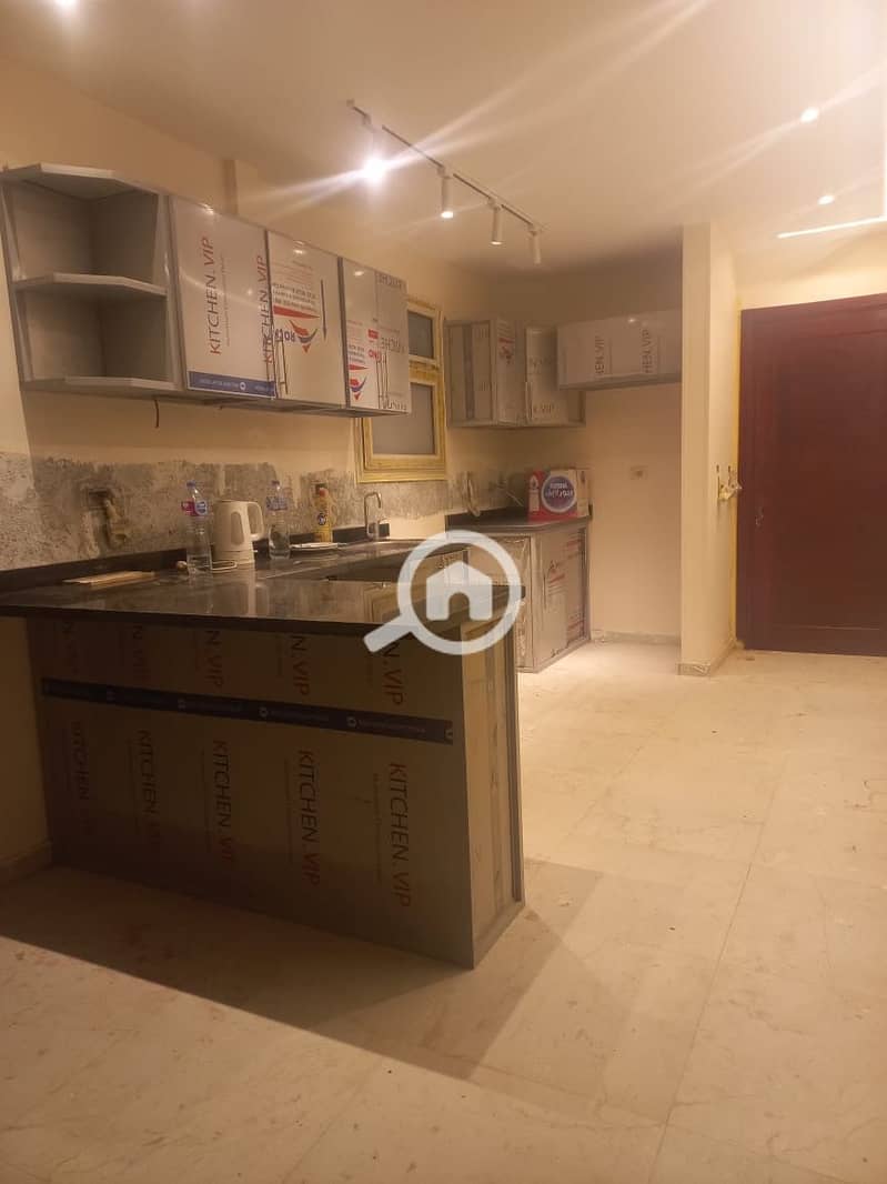 Empty apartment for rent in the Compound One Katameya, 120 m with kitchen, 2 bedrooms, and 1 bathroom, with an open sea view and excellent interior layout. - Ansicht 3