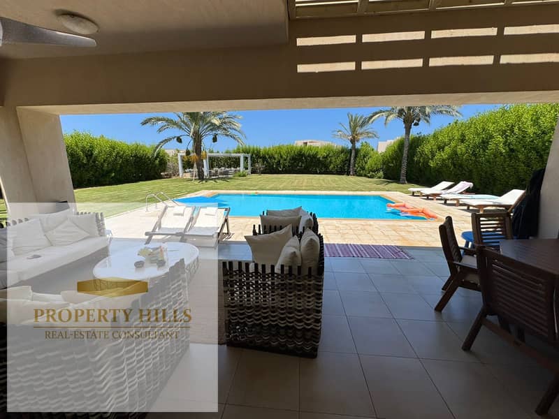 chalet for sale in marina 5 fully finished prime location sea view up to 10Y installments - Więcej