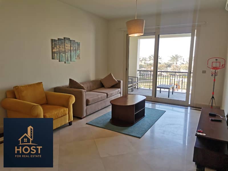 Apartment fully furnished in uptown cairo For rent Sierras uptown Cairo All apartment spaces have a garden view. Fully furnished - Görünüm 2