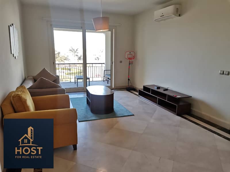 Apartment fully furnished in uptown cairo For rent Sierras uptown Cairo All apartment spaces have a garden view. Fully furnished - Görünüm 3