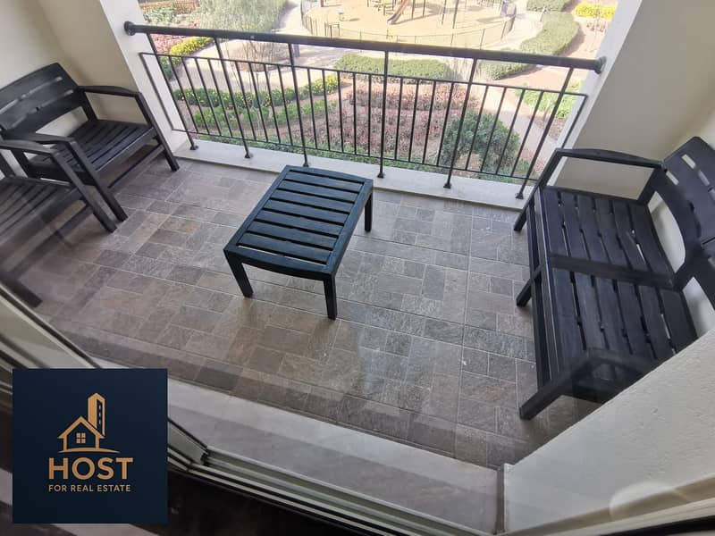 Apartment fully furnished in uptown cairo For rent Sierras uptown Cairo All apartment spaces have a garden view. Fully furnished - Görünüm 4
