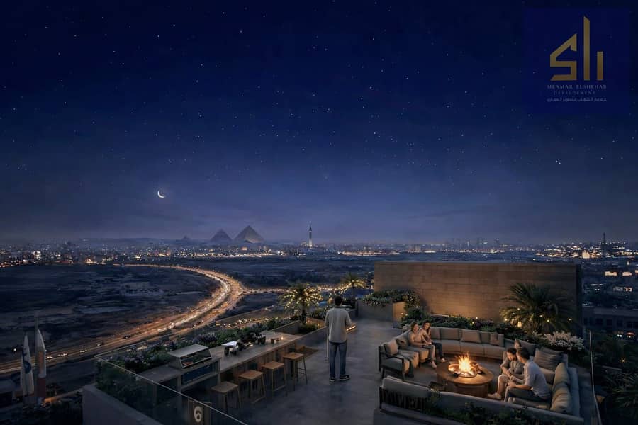Invest in an Apartment for Sale in El Hadaba El Wosta, El Mokattam, with a Low Down Payment – pohled 5