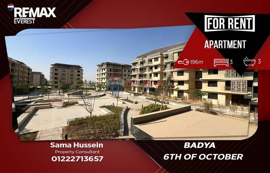 Spacious Apartment for Rent in Badya – Palm Hills | Phase One | Open View - Ansicht 2