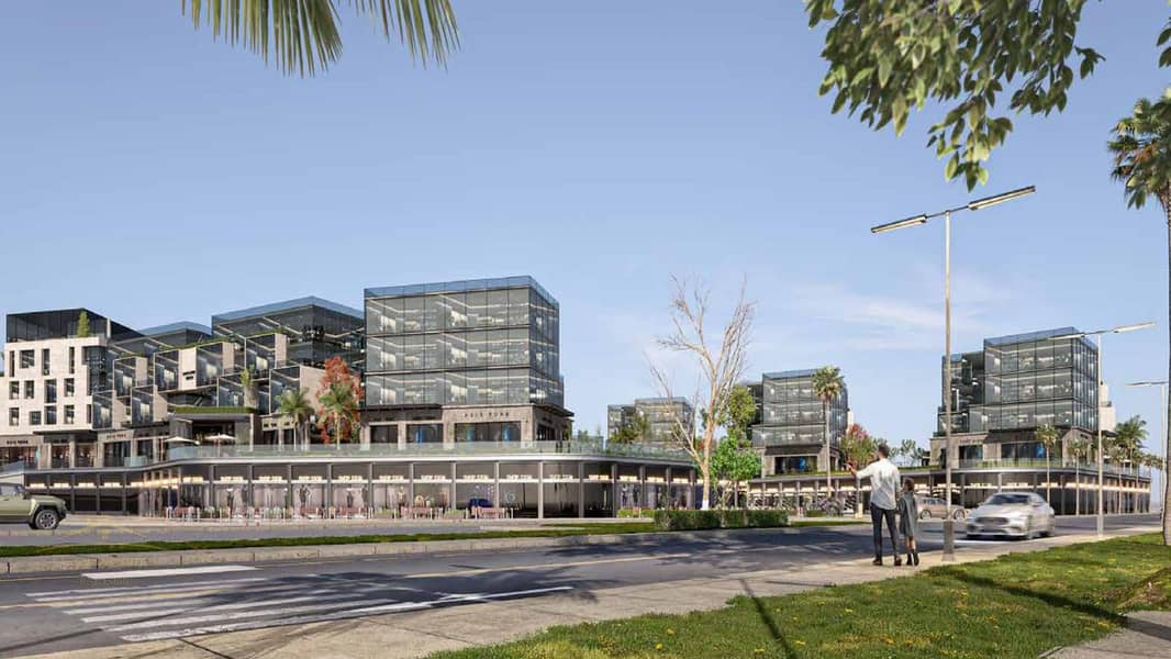 For sale: 41 sqm administrative office at a special price in Rafts Business Mall, located on Waslet Dahshur, Sheikh Zayed, near Mountain View, October - Więcej