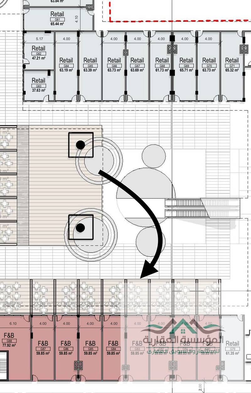 F&B unit for sale in Za-Core Mall Own your restaurant or café in one of the strongest investment and operation locations - directly on Dahshour Link - Widok 2