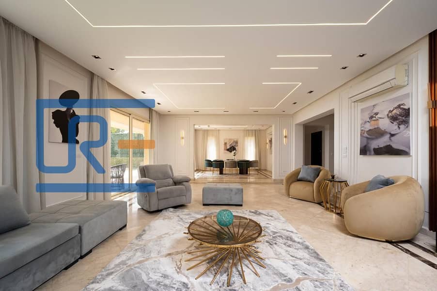 Standalone villa 980sqm land in The villa Dorra compound New Cairo - Widok 5