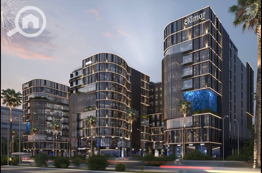 Office for sale 36m in 3LAMAT MALL, a fully serviced mall, Prime Location on the central axis in front of the monorail, engineering consultant Mohamed Hafez - Widok 2