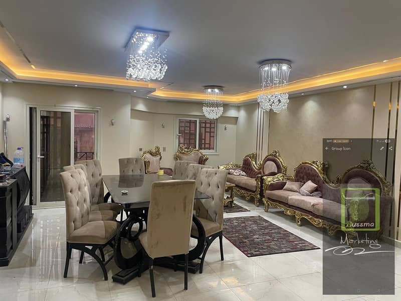 Furnished and air-conditioned apartment for rent at a bargain price in the Seventh District, Sheikh Zayed, annual contract. - Widok 2