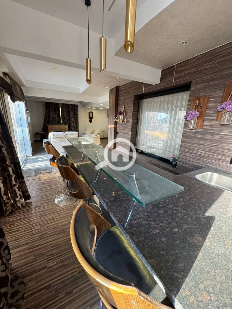 Furnished penthouse duplex for rent in North Choueifat, in front of Trinef Hotel and minutes from the highway - Widok 5