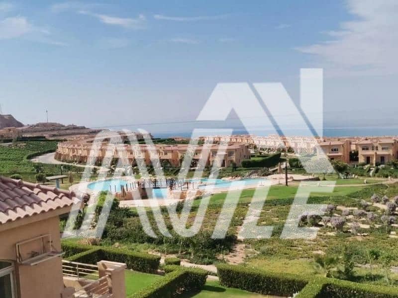 Under Market Price Finished Chalet 100m With Kitchen For Sale Full Sea View At Telal East - Al Sokhna – pohled 3
