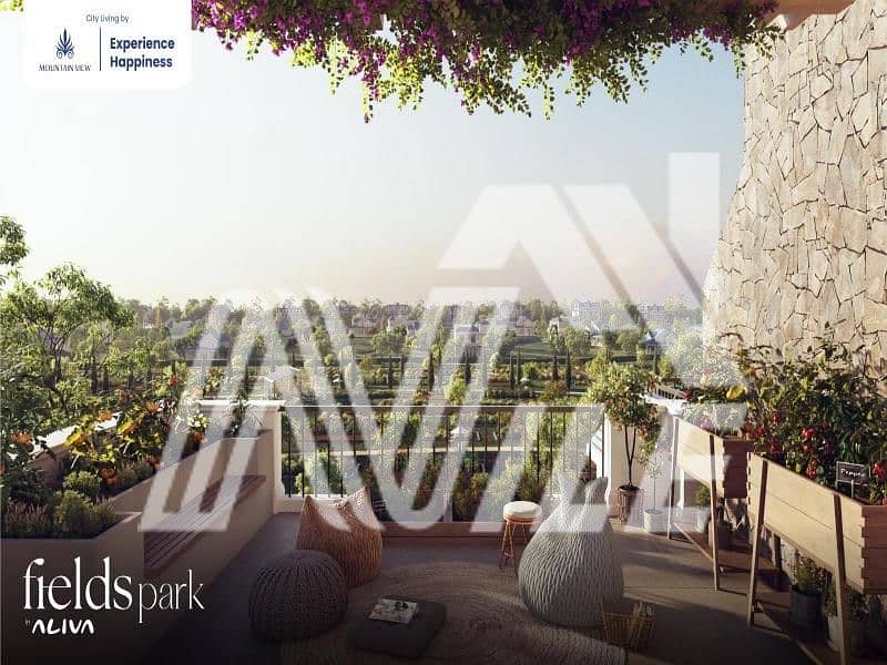 Below Market Price Apartment 140m For Sale Overlooking Greenery At Mountain View Aliva- Al Mostakbal City - Widok 3
