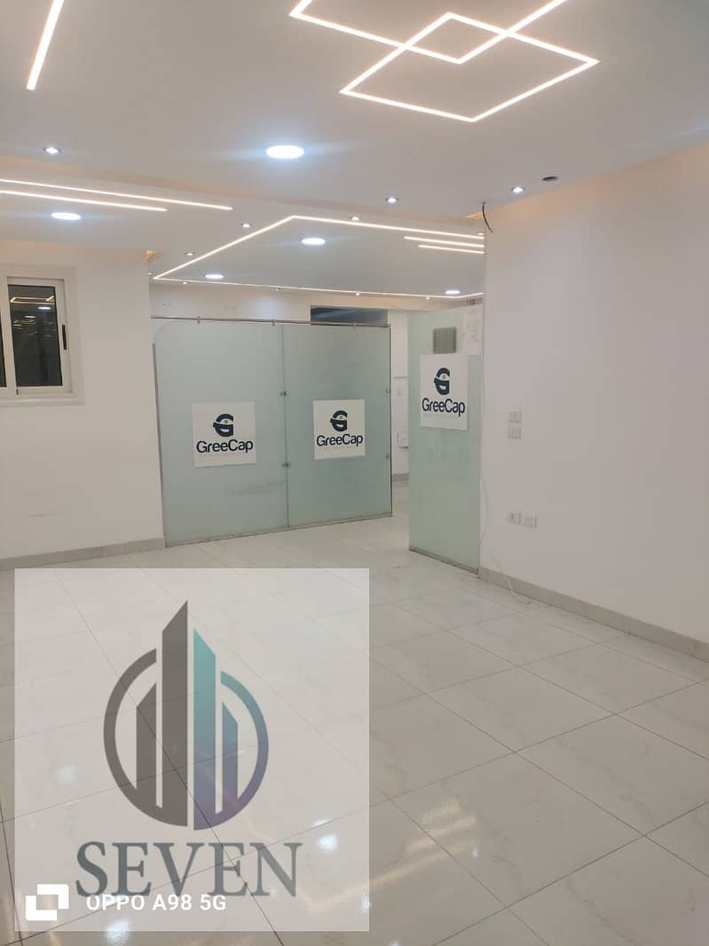 *Ultra-modern office for rent, 160 sqm, Rehana Plaza, Al-Morshedy, the most prestigious administrative building in Zahraa Al-Maadi* - Widok 2