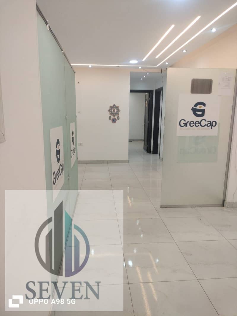 *Ultra-modern office for rent, 160 sqm, Rehana Plaza, Al-Morshedy, the most prestigious administrative building in Zahraa Al-Maadi* - Widok 3