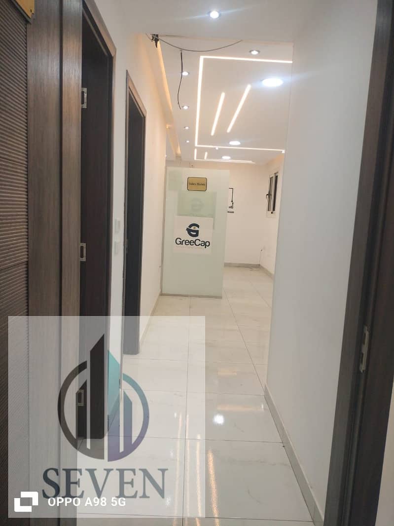 *Ultra-modern office for rent, 160 sqm, Rehana Plaza, Al-Morshedy, the most prestigious administrative building in Zahraa Al-Maadi* - Widok 5