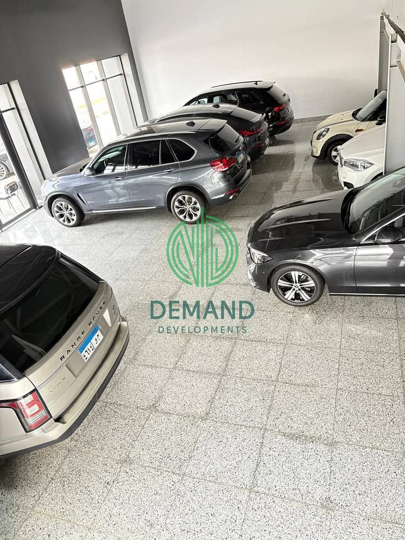For rent car showroom 320 sqm fully finished with Ac's in 6th of October City, on al wahat road - Widok 6