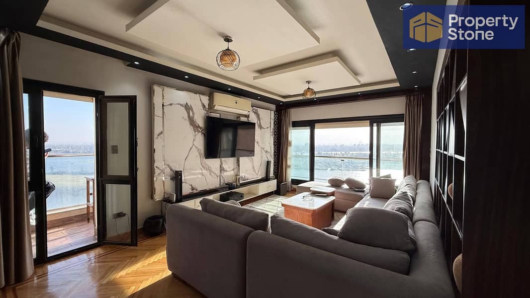 Apartment for sale – direct view of the Nile in front of cafes and restaurants on the Corniche of Maadi - Widok 2