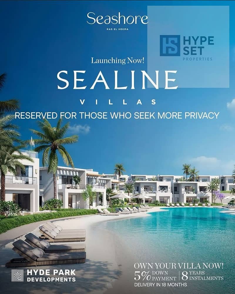 Luxury 4-plex villa 200m first row on the sea fully finished delivery 2027 installments over 10 years Seashore Hyde Park Ras El Hekma - Ansicht 4