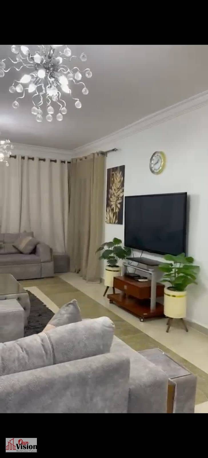 For rent in "Janna 2" Sheikh Zayed - fully furnished hotel apartment 130m (3 rooms + 2 bathrooms), fourth floor, fully furnished with the latest furniture and appliances, ready for immediate occupancy. - Ansicht 2
