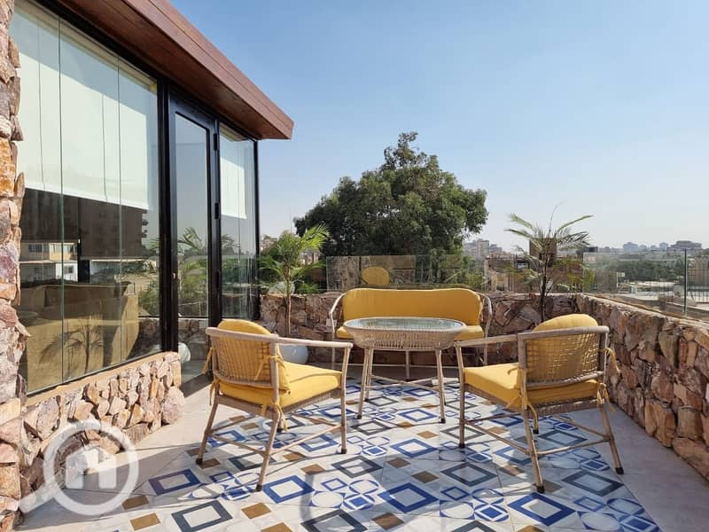Furnished hotel penthouse for rent in Maadi – pohled 3