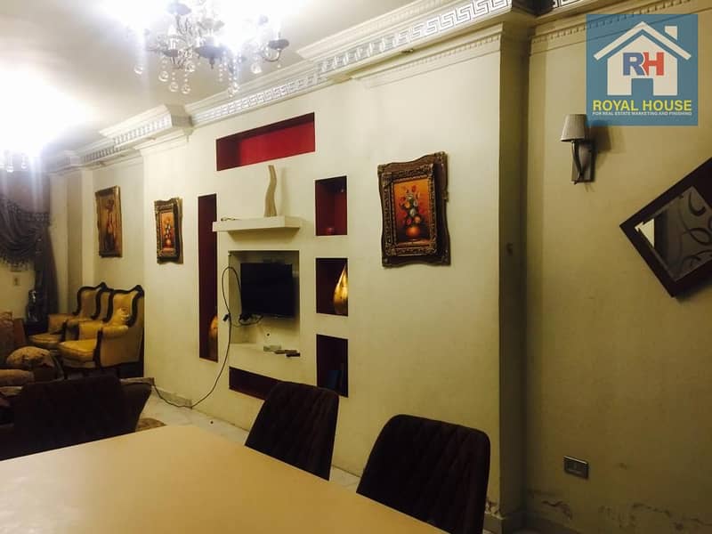 Apartment 150m² in Joseph Tito Street branch - New Nozha, super deluxe finishing, licensed and eligible for registration, share of the land, and priva – pohled 4