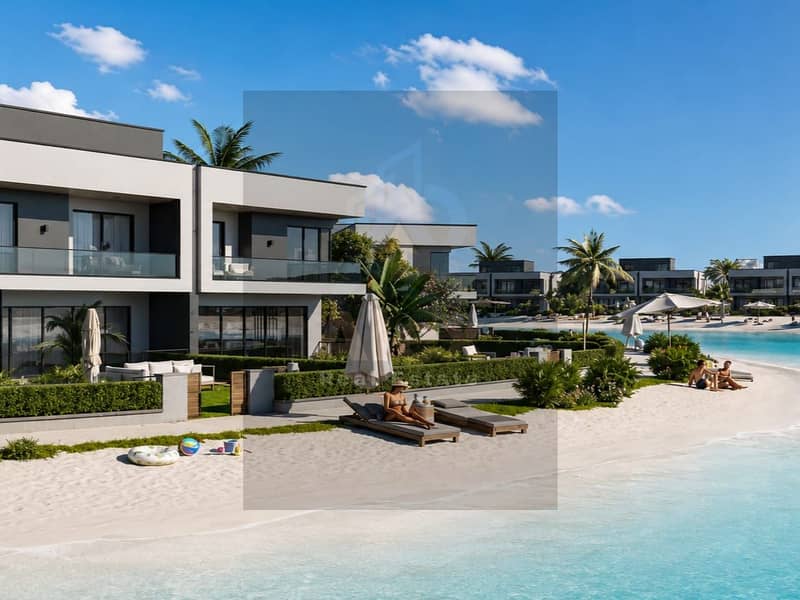 Fully furnished chalet for sale in Q North Sidi Abdel Rahman with a view of Crystal Lagoon - Ansicht 2