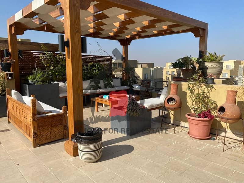 fully finished rtm Penthouse 272 sqm for sale in Palm Parks pool & landscape view - Widok 6