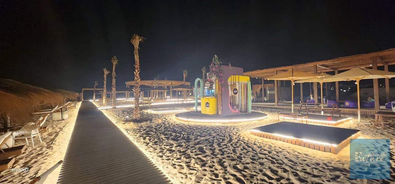 Chalet for Sale in GAIA Ras El Hekma – 54 sqm, stunning sea and pool view, prime location, and the lowest-priced chalet currently available in GAIA. - Widok 4