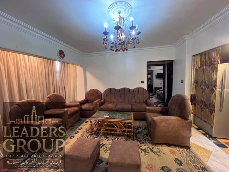 Furnished apartment for rent in Sheraton, Sayyid Zakariya Street, area: 120 square meters, first floor – front-facing, prime location close to all services and near the airport and New Cairo. - Widok 2