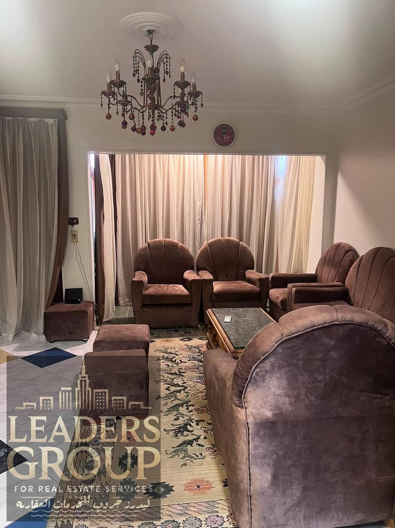 Furnished apartment for rent in Sheraton, Sayyid Zakariya Street, area: 120 square meters, first floor – front-facing, prime location close to all services and near the airport and New Cairo. - Widok 3