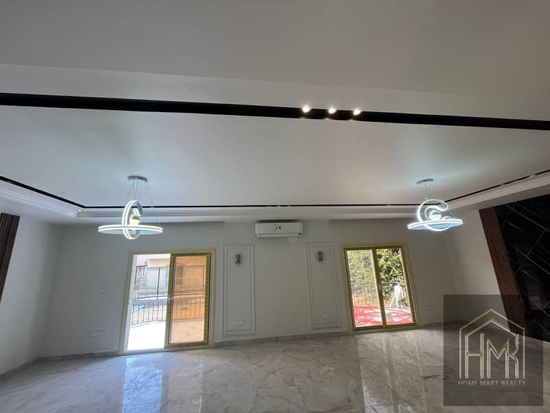 Detached villa for rent Model (V) in Al Rehab 2 with kitchen and air conditioning, owner finishing – pohled 3