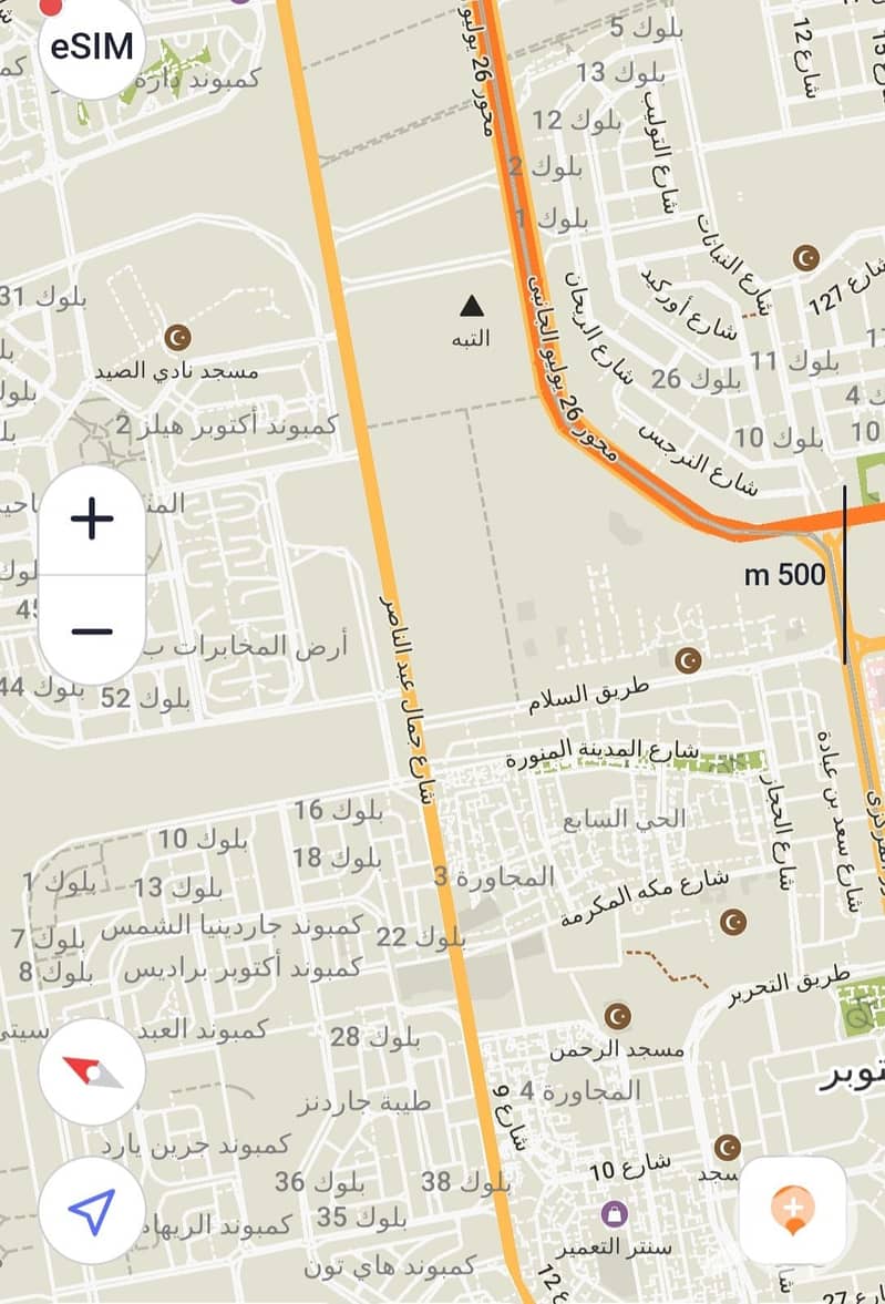 -Prime Investment Land for Sale in Beit Al Watan – New October A strategically located land second row from Gamal Abdel Nasser Axis - Ansicht 6