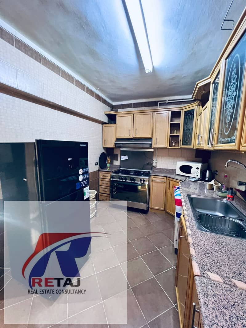 Furnished apartment for rent in New Cairo, Fifth Settlement, South Investors area, inside Rawdat Al Azhar Compound. 160 square meters, air-conditioned – pohled 6