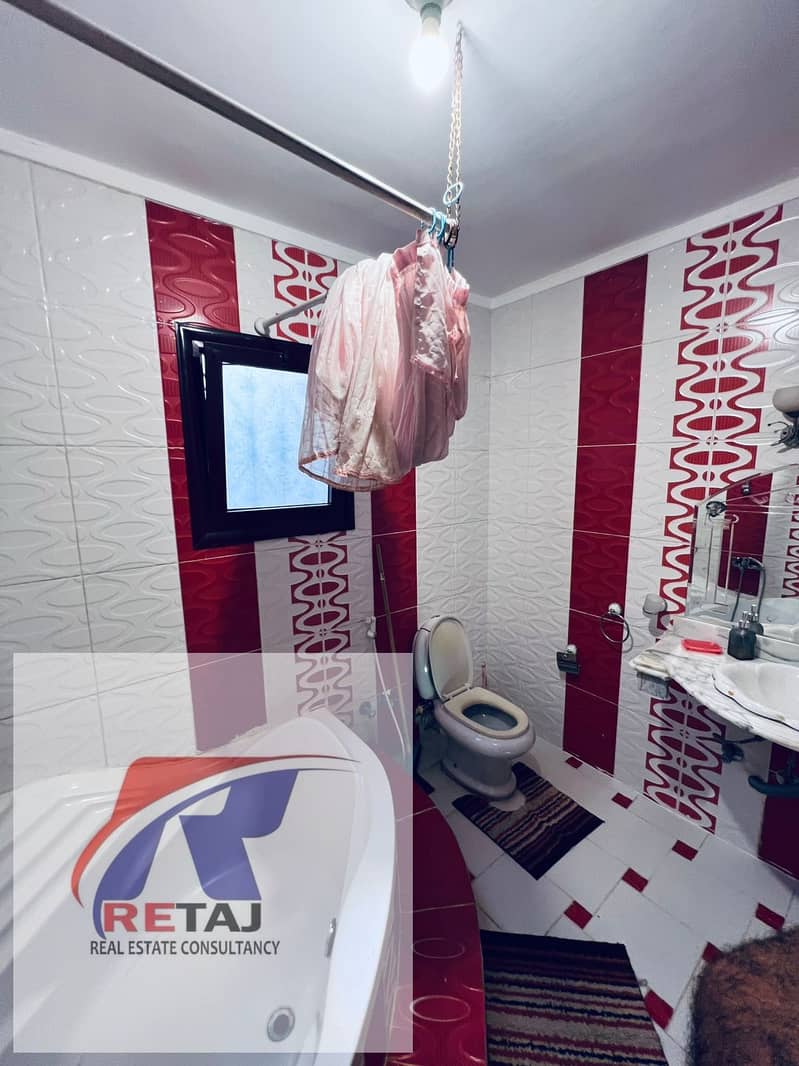 Furnished apartment for rent in New Cairo, Fifth Settlement, South Investors area, inside Rawdat Al Azhar Compound. 160 square meters, air-conditioned – další